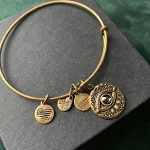 Alex and Ani Evil Eye Bracelet | Rafaelian Gold